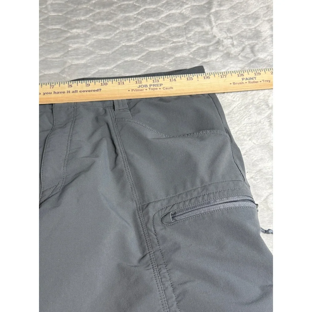 The North Face Mens Gray Hiking Camping Fishing Shorts Size 32 Utility Cargo